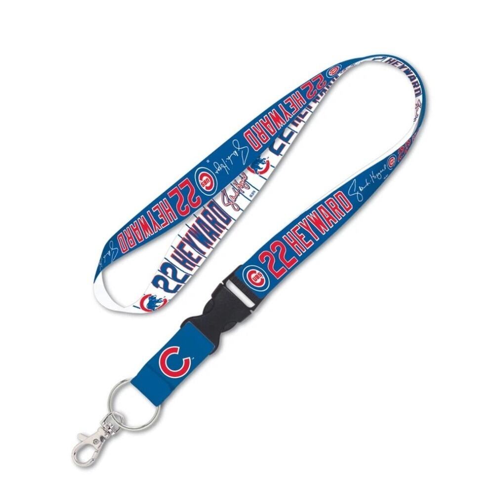 Chicago Cubs Jason Heyward Lanyard Keychain Detachable Buckle Wincraft - NWT